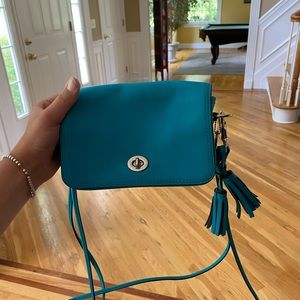 Coach Turquoise Crossbody Bag